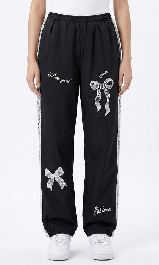 Uni Pandaa Ribbon Muse Track Pants