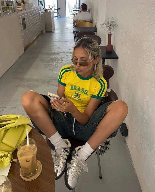 Brasil Vintage Crop Top