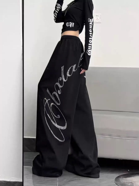Uni Pandaa Noir Glam Baggy Pant