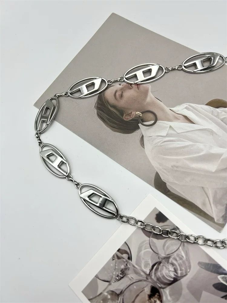 Retro Silver Metal Waist Chain