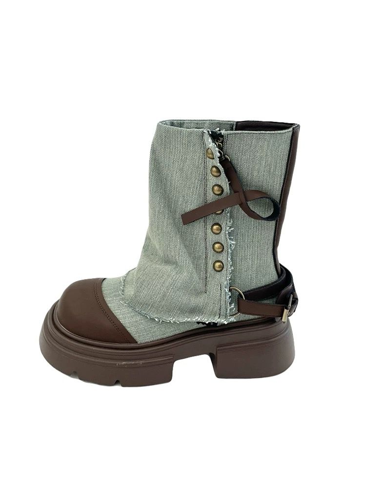 Thick-Soled Martin Boots