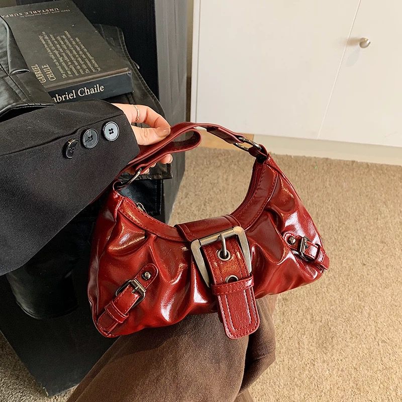 Belt Buckle One Shoulder Bag
