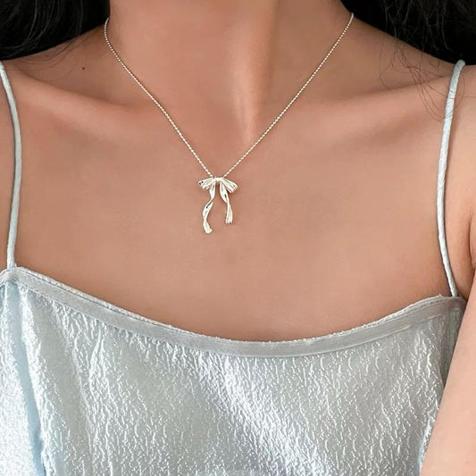 Sweet Ribbon Bow Pendent