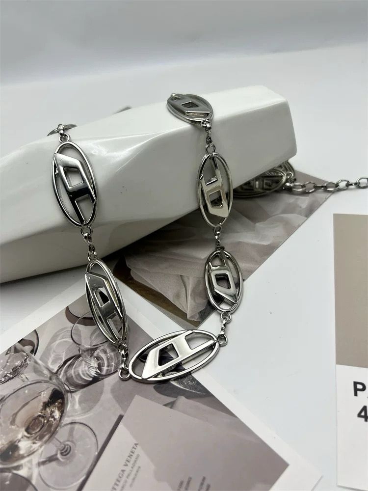 Retro Silver Metal Waist Chain