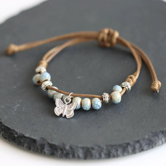Dezhen Ceramic Butterfly Bracelet