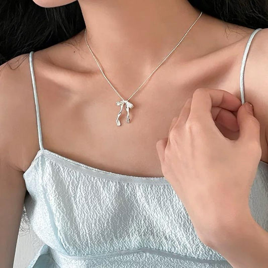 Sweet Ribbon Bow Pendent