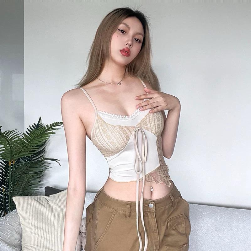 Slimming Lace-Up Top