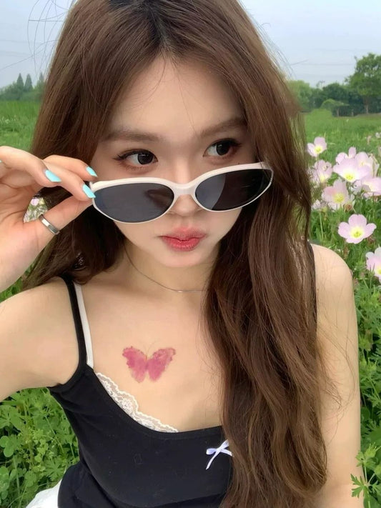 Pink Cat-Eye Sunglasses