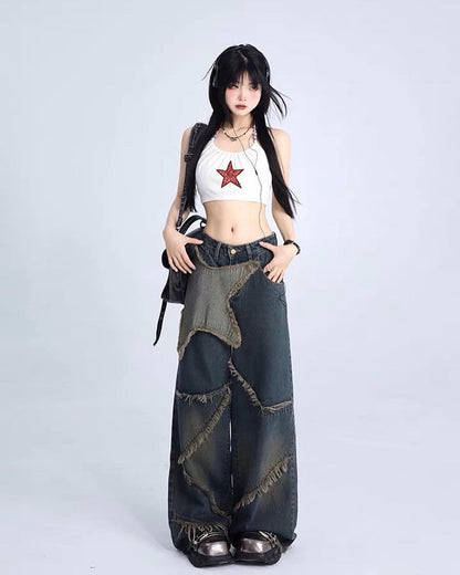 Uni Pandaa Starlight Y2K Jeans