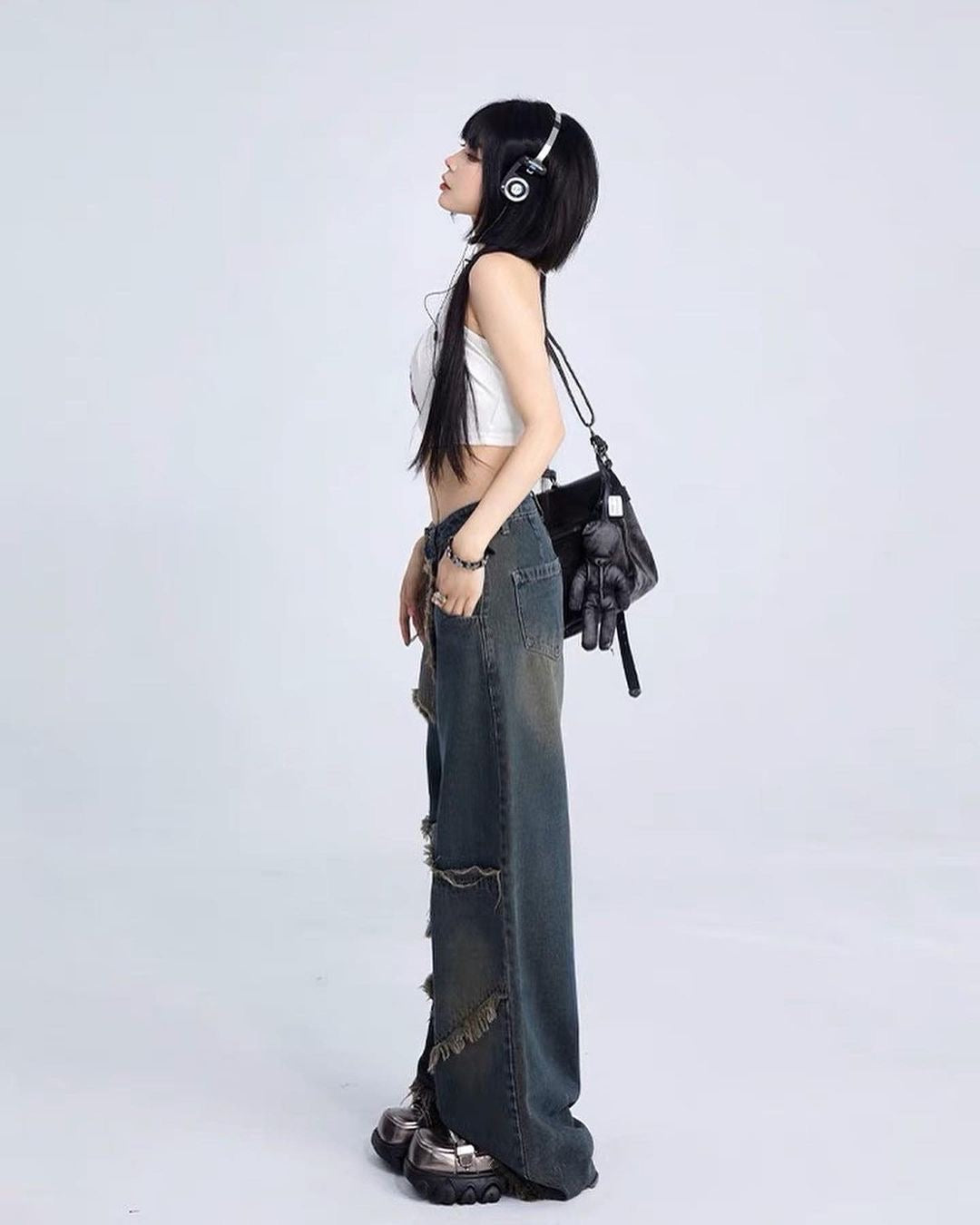 Uni Pandaa Starlight Y2K Jeans
