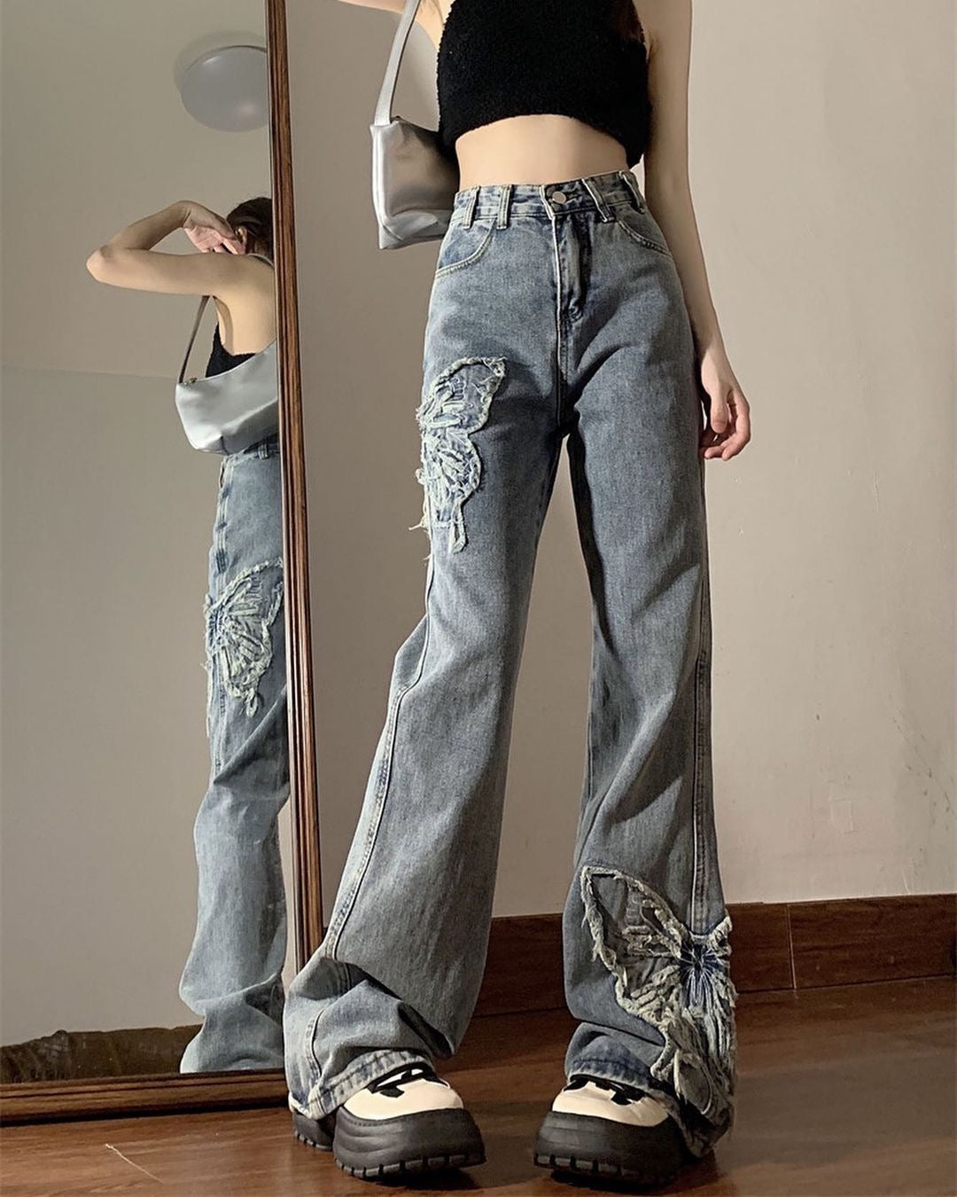 Uni Pandaa Y2K Classy Jeans