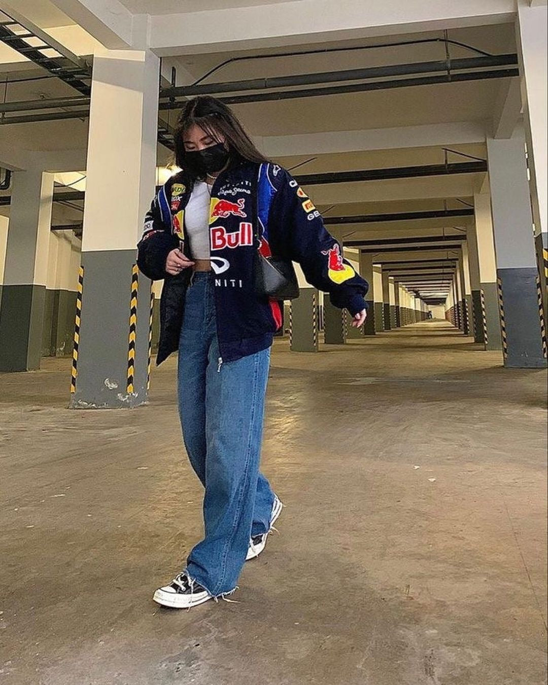 Uni Pandaa Bikers jacket