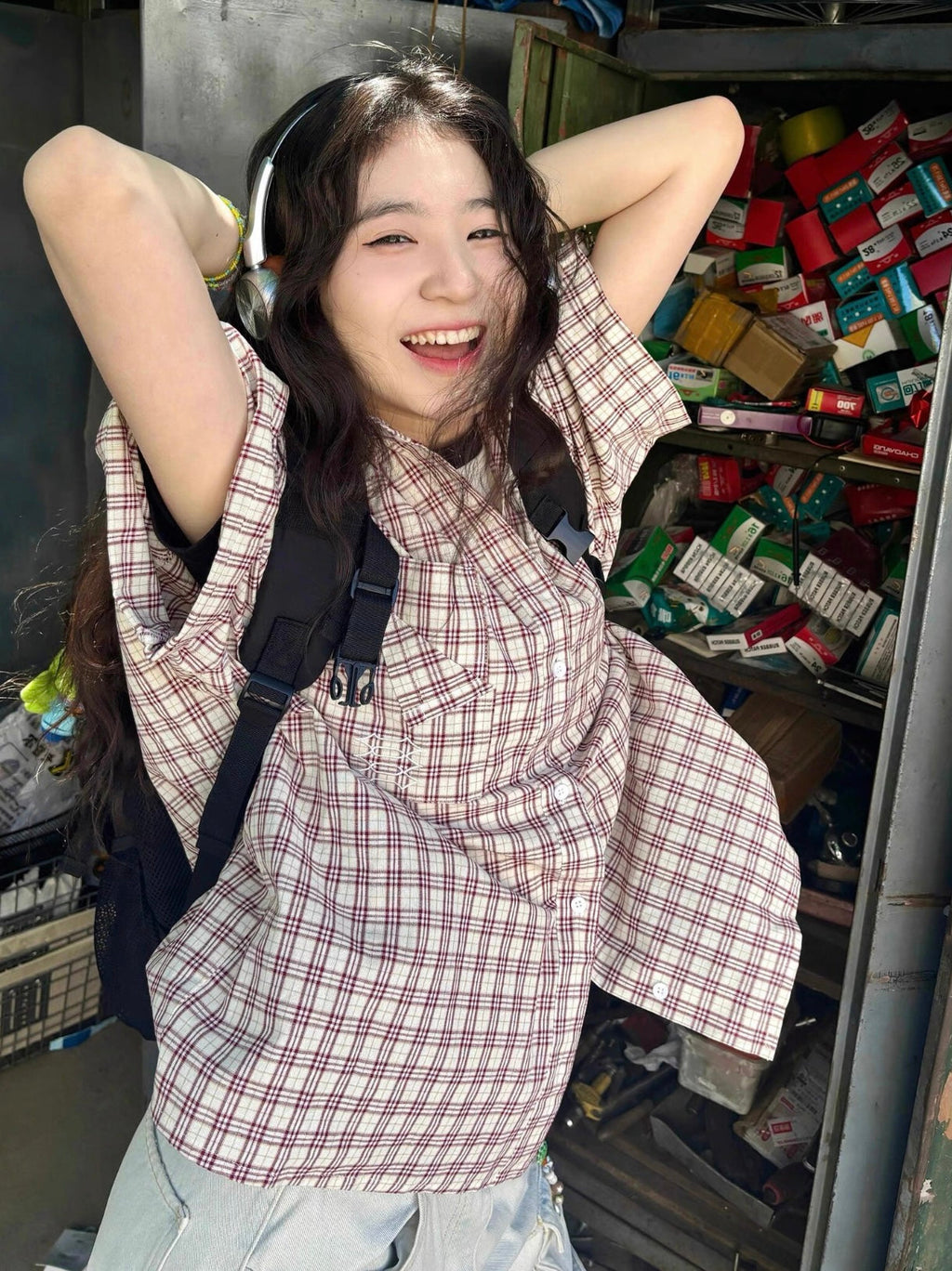 Uni Pandaa Streetwear Check Shirts