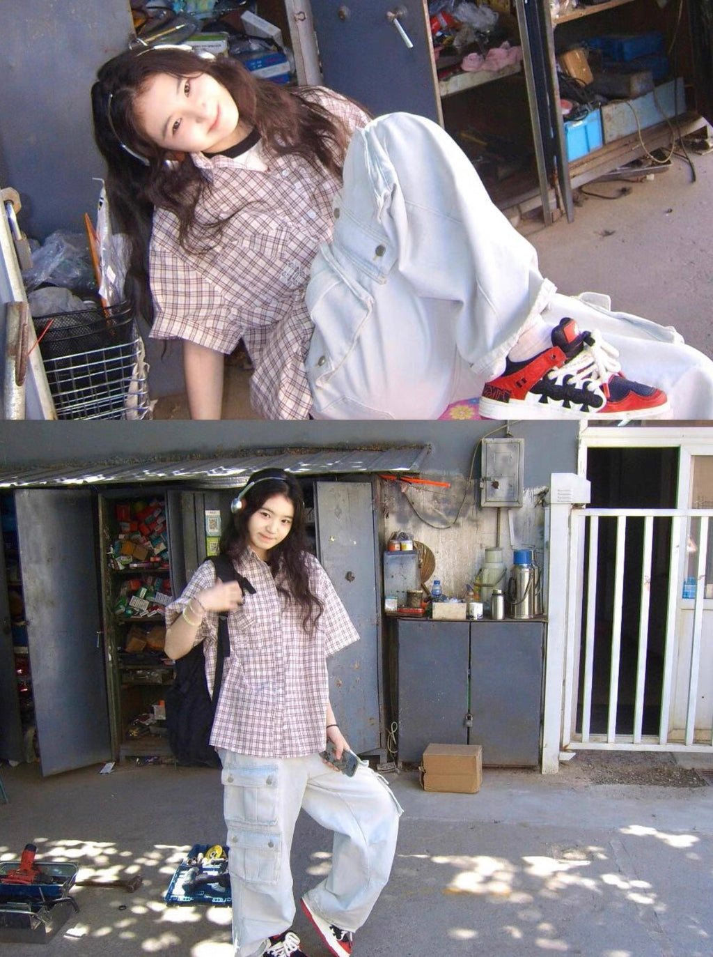 Uni Pandaa Streetwear Check Shirts