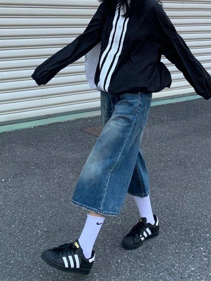 Uni Pandaa Washed Denim Jeans
