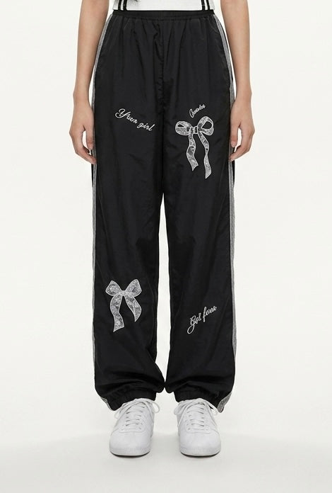 Uni Pandaa Ribbon Muse Track Pants