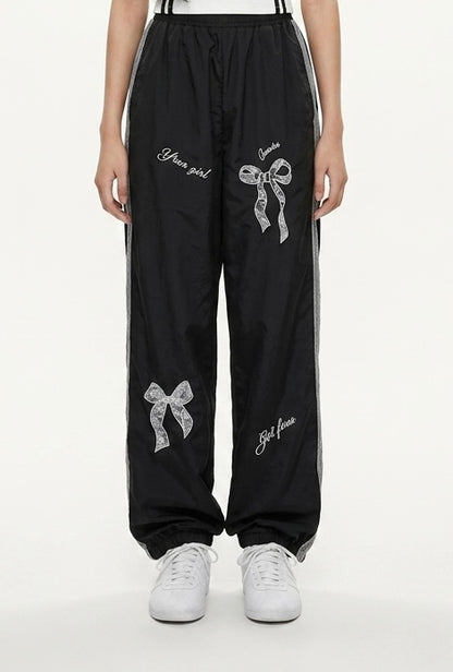 Uni Pandaa Ribbon Muse Track Pants