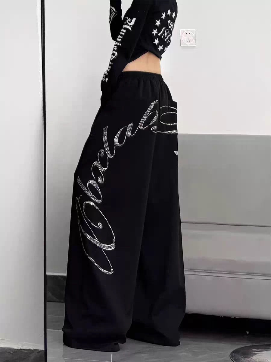 Uni Pandaa Noir Glam Baggy Pant