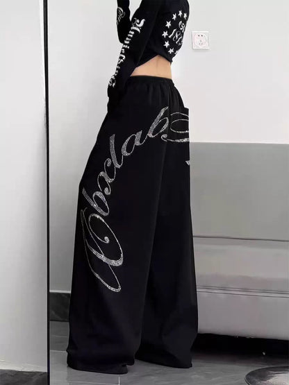 Uni Pandaa Noir Glam Baggy Pant