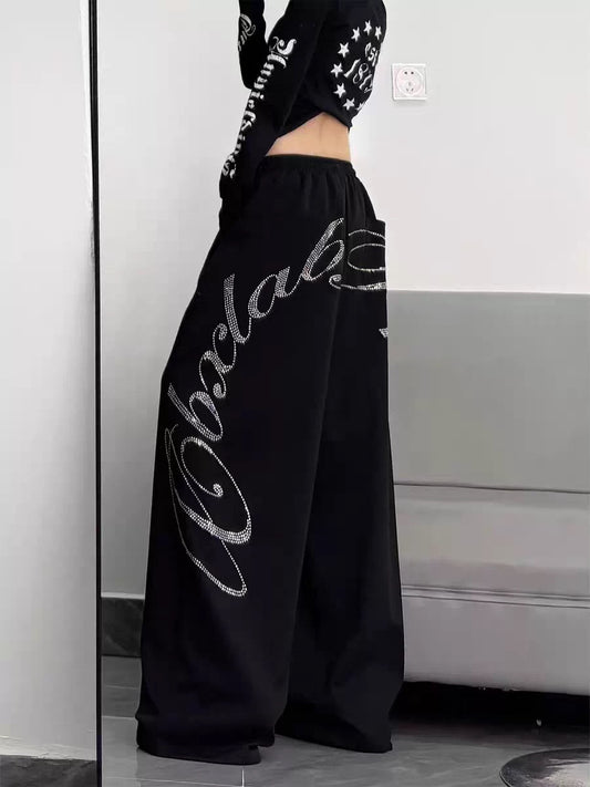Uni Pandaa Noir Glam Baggy Pant