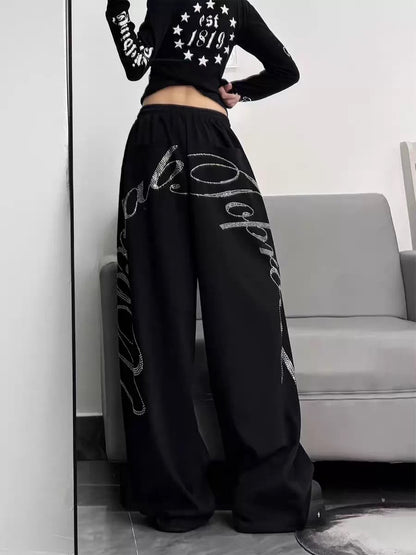 Uni Pandaa Noir Glam Baggy Pant