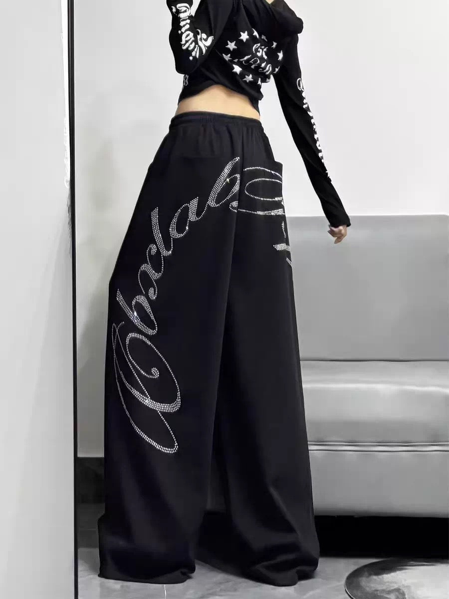 Uni Pandaa Noir Glam Baggy Pant