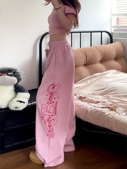 Uni Pandaa Sweet Crush Baggy Pants