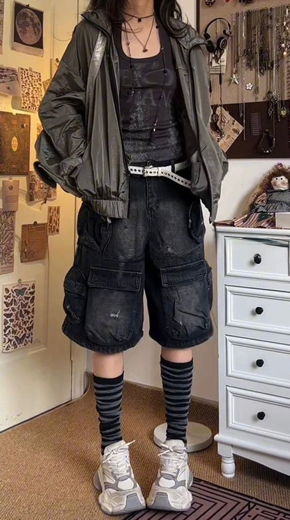 Uni Pandaa Knit Jorts