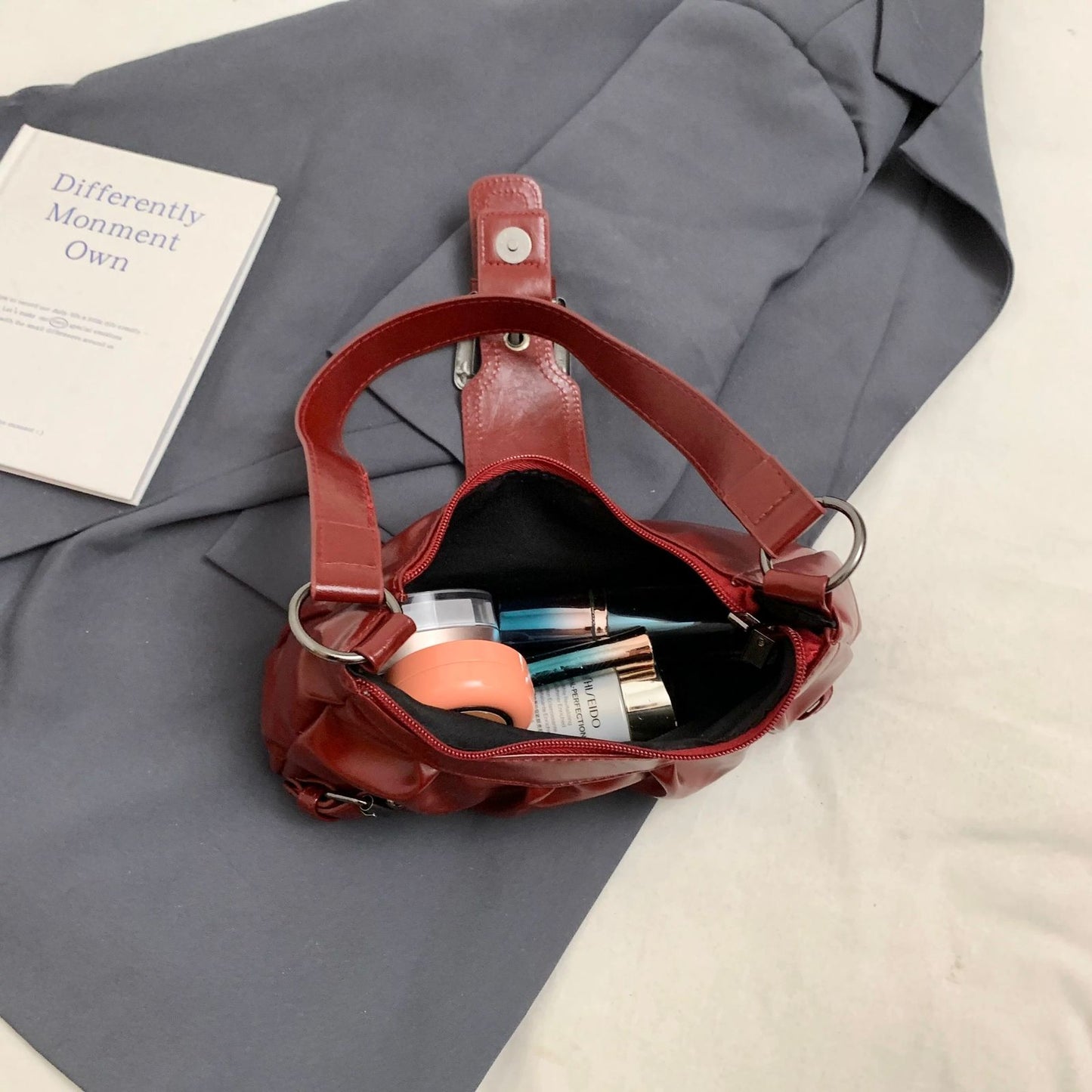 Belt Buckle One Shoulder Bag