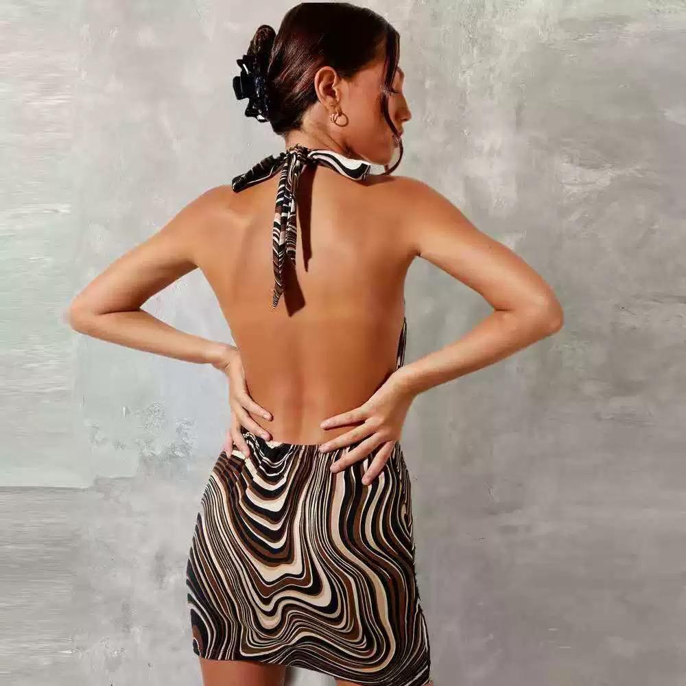 Halter Lace Dress Women