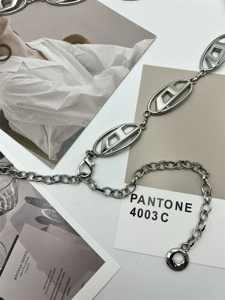 Retro Silver Metal Waist Chain